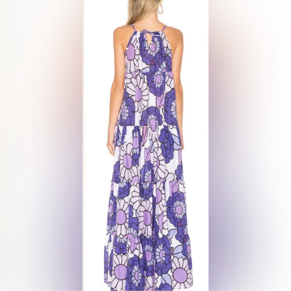 Dodo Bar Or floral Dorothy Maxi flowy tiered dress. This is so gorgeous on. - Picture 4 of 15